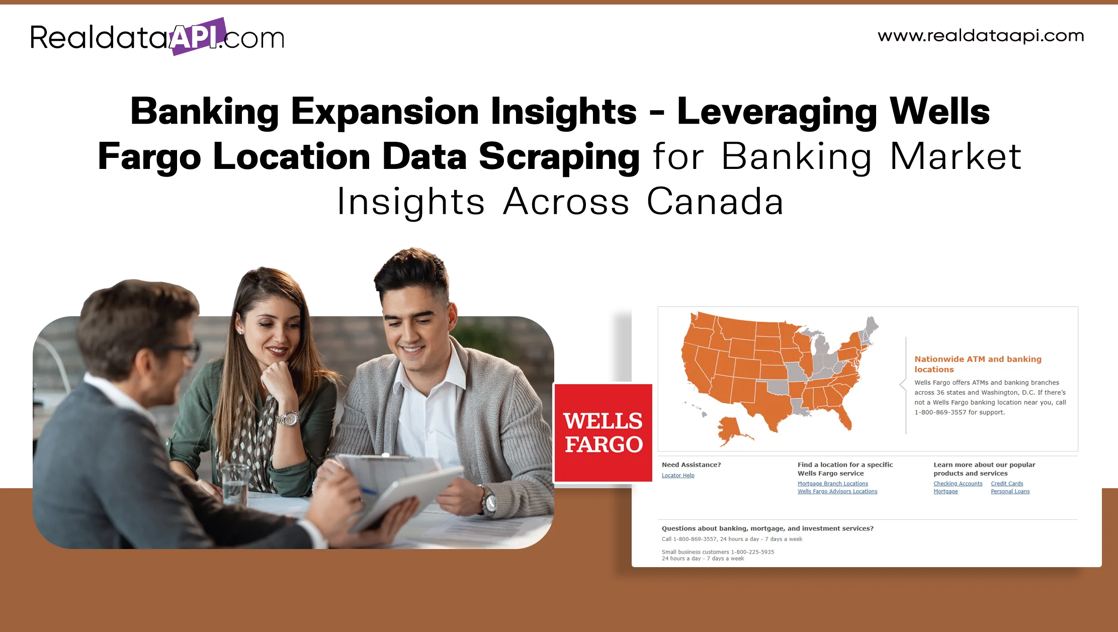 Banking Expansion Insights - Leveraging Wells Fargo Location Data Scraping for Banking Market Insights Across Canada